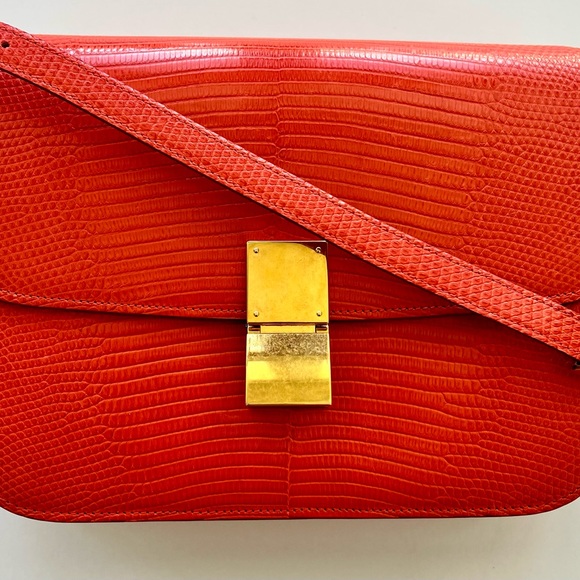 Celine Handbags - Celine Lizard Medium Box Bag- PRICE IS FIRM